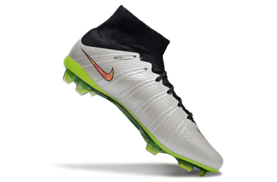 Nike Mercurial Superfly 4 CR7 FG Football Boots - Silver/Pink/Black/Yellow