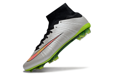 Nike Mercurial Superfly 4 CR7 FG Football Boots - Silver/Pink/Black/Yellow