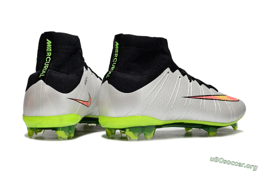 Nike Mercurial Superfly 4 CR7 FG Football Boots - Silver/Pink/Black/Yellow 6
