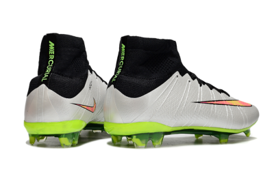 Nike Mercurial Superfly 4 CR7 FG Football Boots - Silver/Pink/Black/Yellow