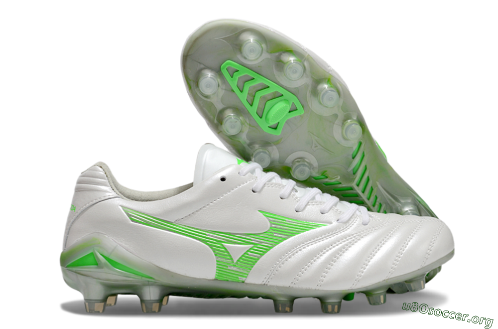 Mizuno Morelia Neo 4 Bate FG Football Boots - White/Yellow 2