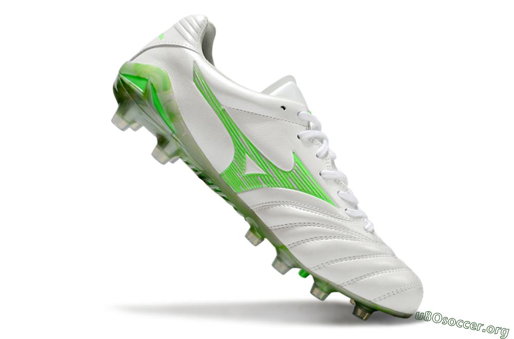 Mizuno Morelia Neo 4 Bate FG Football Boots - White/Yellow 4