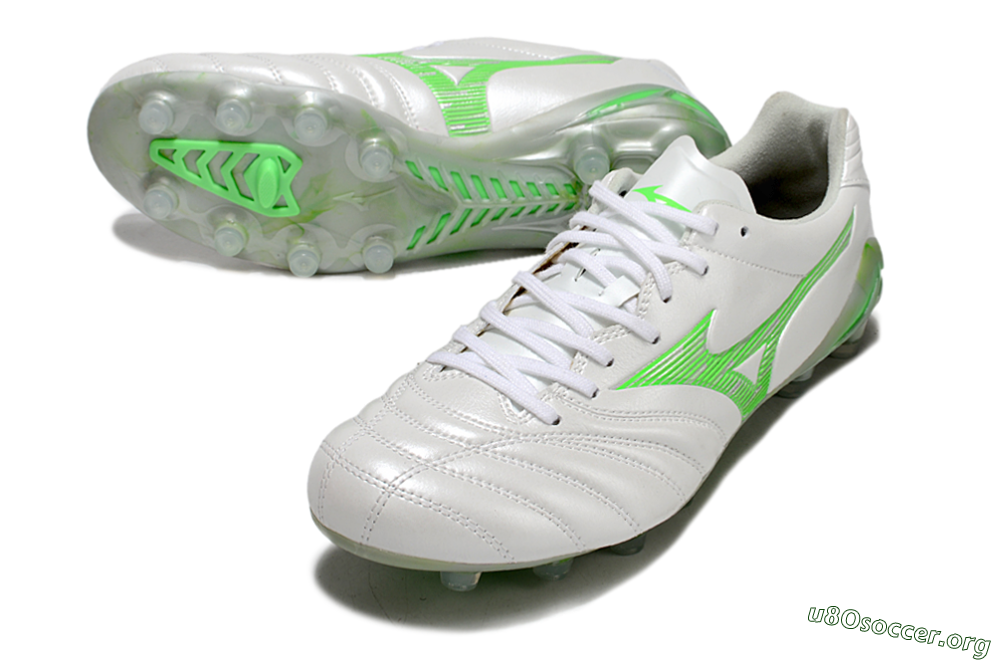 Mizuno Morelia Neo 4 Bate FG Football Boots - White/Yellow 0