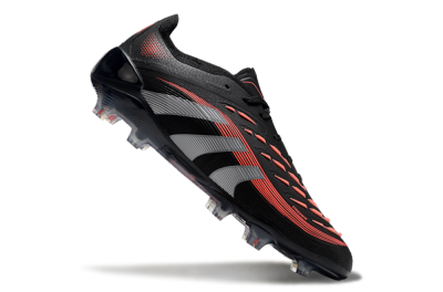 Adidas Predator Elite 25 FG Football Boots - Black/Red/Grey