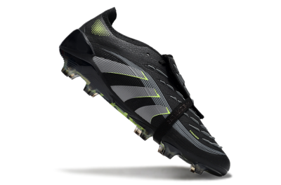 Adidas Predator Elite 25 Foldover Tongue FG Football Boots - Black/Yellow/Grey