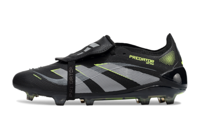 Adidas Predator Elite 25 Foldover Tongue FG Football Boots - Black/Yellow/Grey