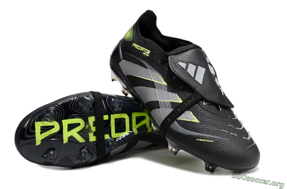 Adidas Predator Elite 25 Foldover Tongue FG Football Boots - Black/Yellow/Grey 0