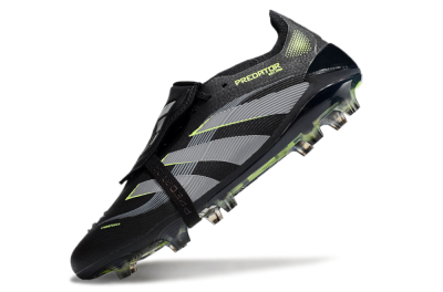 Adidas Predator Elite 25 Foldover Tongue FG Football Boots - Black/Yellow/Grey