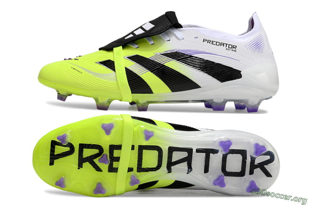 Adidas Predator Elite 25 Foldover Tongue FG Football Boots - Yellow/Black/White 1