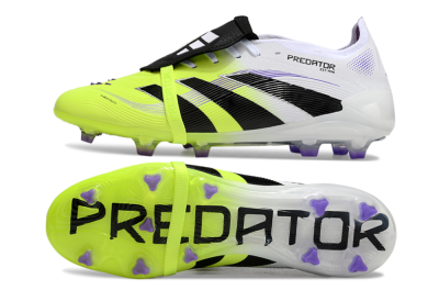 Adidas Predator Elite 25 Foldover Tongue FG Football Boots - Yellow/Black/White