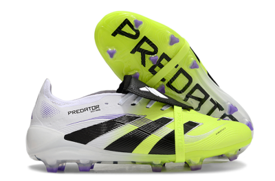 Adidas Predator Elite 25 Foldover Tongue FG Football Boots - Yellow/Black/White