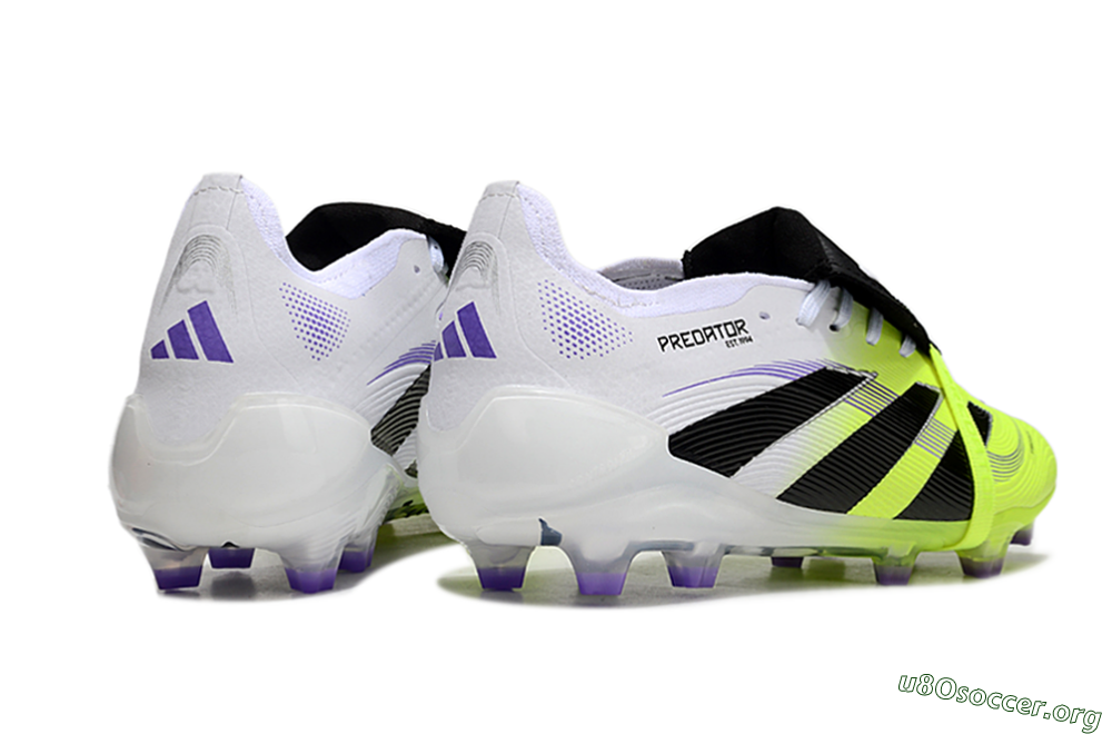 Adidas Predator Elite 25 Foldover Tongue FG Football Boots - Yellow/Black/White 6