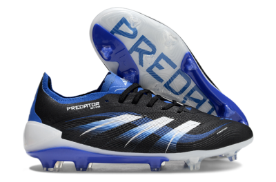 Adidas Predator Elite 25 FG Football Boots - Black/Blue/White