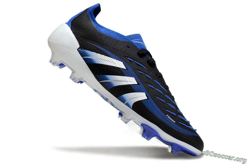 Adidas Predator Elite 25 FG Football Boots - Black/Blue/White 4