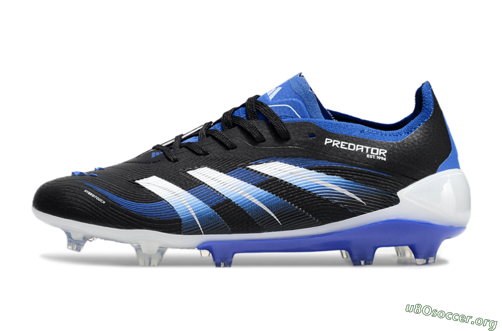 Adidas Predator Elite 25 FG Football Boots - Black/Blue/White 3