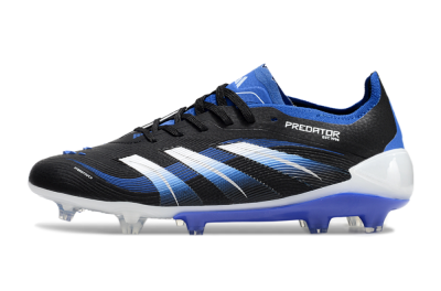 Adidas Predator Elite 25 FG Football Boots - Black/Blue/White