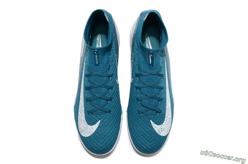 Nike Air Zoom Mercurial Superfly 10 Elite TF Football Shoes - Blue/White 4