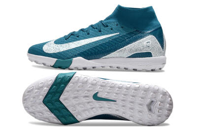 Nike Air Zoom Mercurial Superfly 10 Elite TF Football Shoes - Blue/White