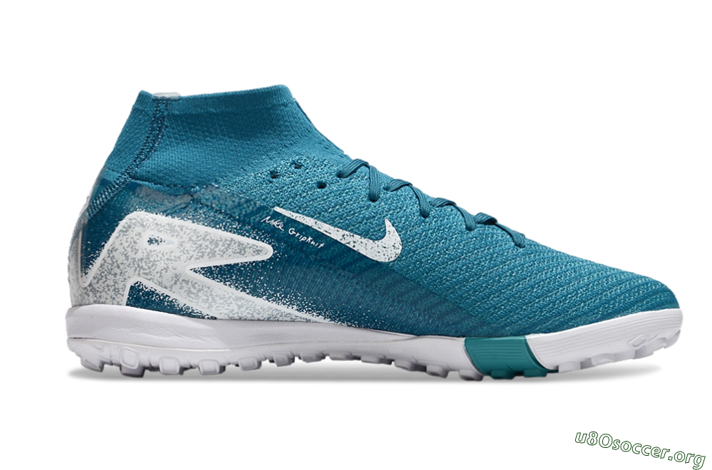 Nike Air Zoom Mercurial Superfly 10 Elite TF Football Shoes - Blue/White 7