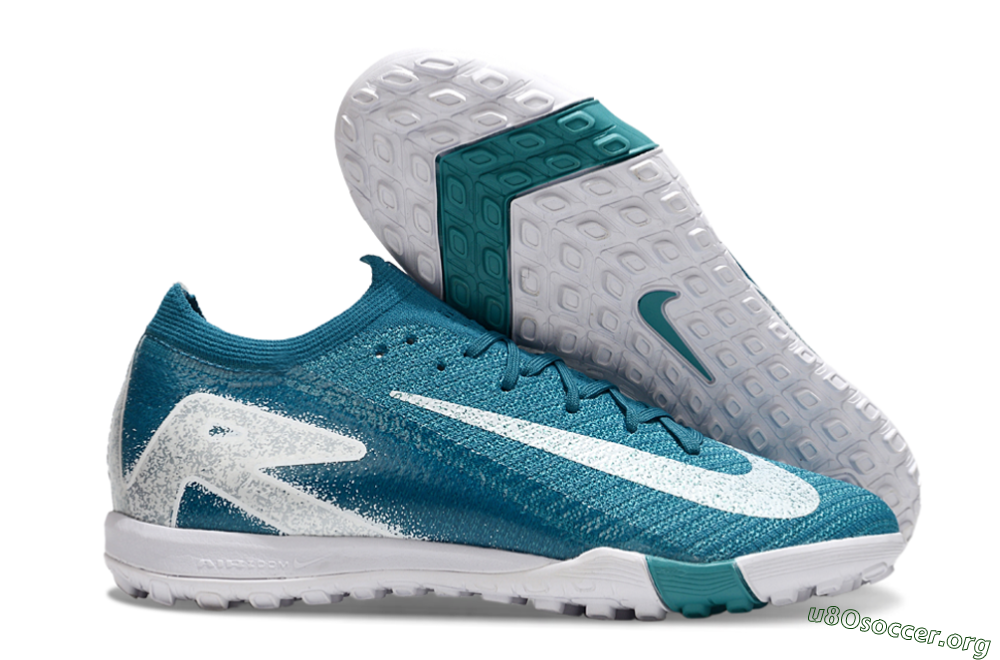 Nike Air Zoom Mercurial Vapor 16 Elite TF Football Shoes - Blue/White 2