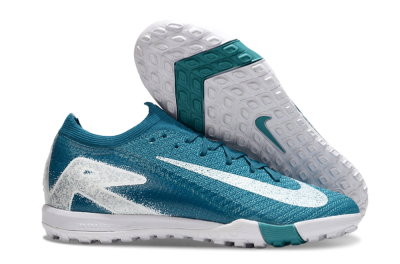 Nike Air Zoom Mercurial Vapor 16 Elite TF Football Shoes - Blue/White