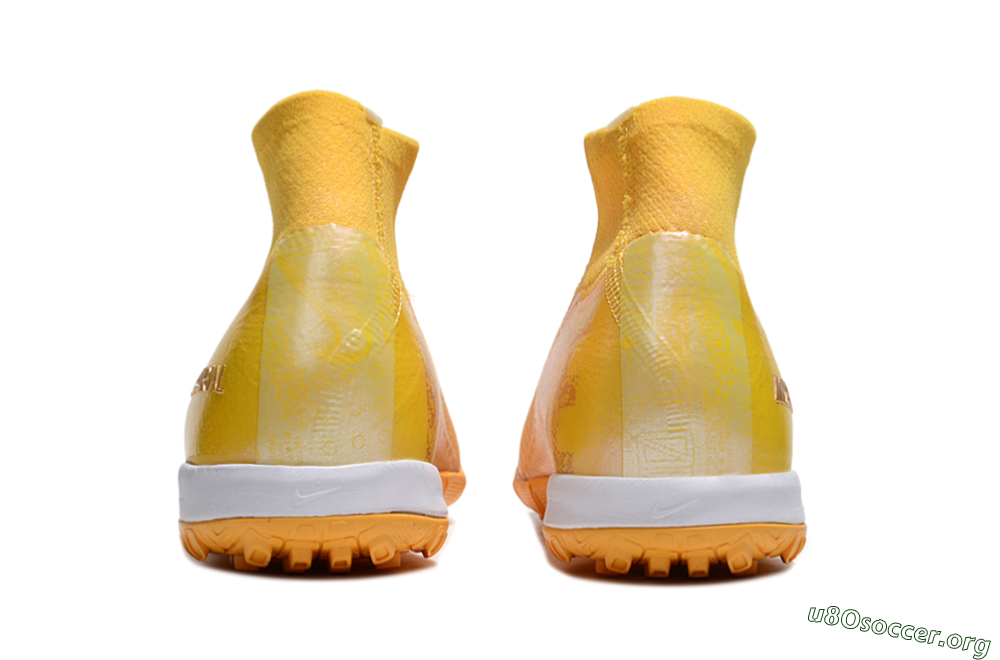 Nike Air Zoom Mercurial Superfly 10 Elite TF Football Shoes - Yellow/White 5