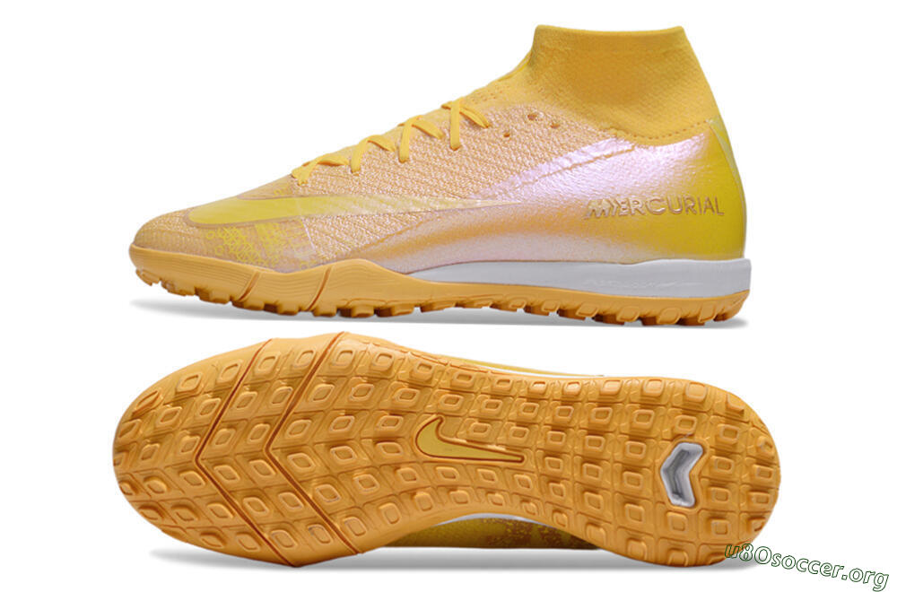 Nike Air Zoom Mercurial Superfly 10 Elite TF Football Shoes - Yellow/White 1