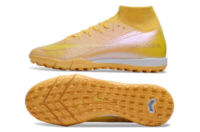 Nike Air Zoom Mercurial Superfly 10 Elite TF Football Shoes - Yellow/White