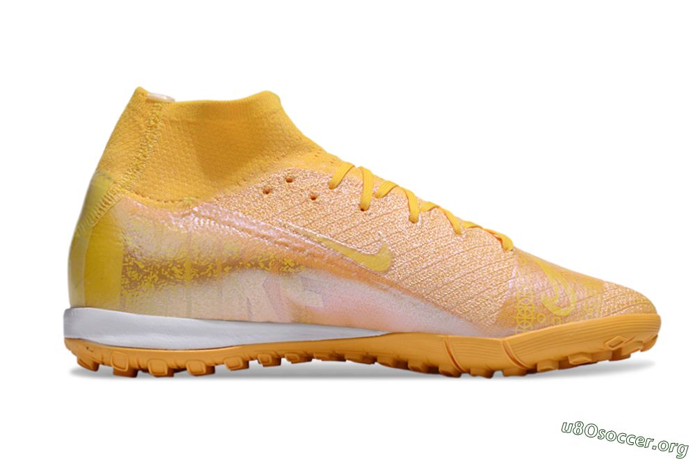 Nike Air Zoom Mercurial Superfly 10 Elite TF Football Shoes - Yellow/White 7