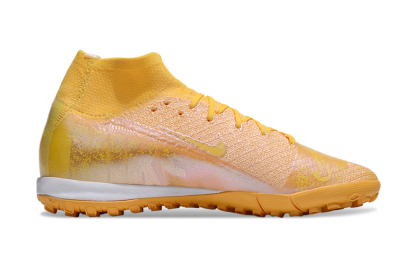 Nike Air Zoom Mercurial Superfly 10 Elite TF Football Shoes - Yellow/White