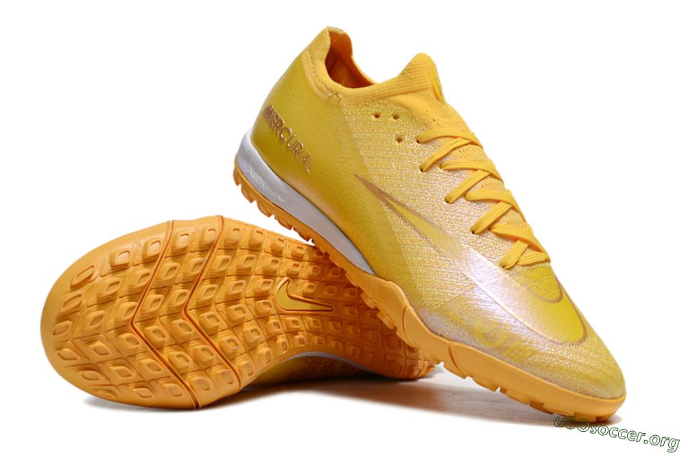 Nike Air Zoom Mercurial Vapor 16 Elite TF Football Shoes - Yellow/White 0