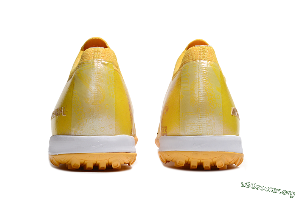 Nike Air Zoom Mercurial Vapor 16 Elite TF Football Shoes - Yellow/White 5