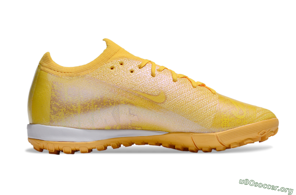 Nike Air Zoom Mercurial Vapor 16 Elite TF Football Shoes - Yellow/White 7