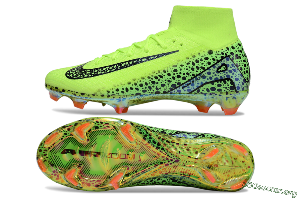 Nike Air Zoom Mercurial Superfly 10 Elite FG Football Boots - Yellow/Black/Leopard 1