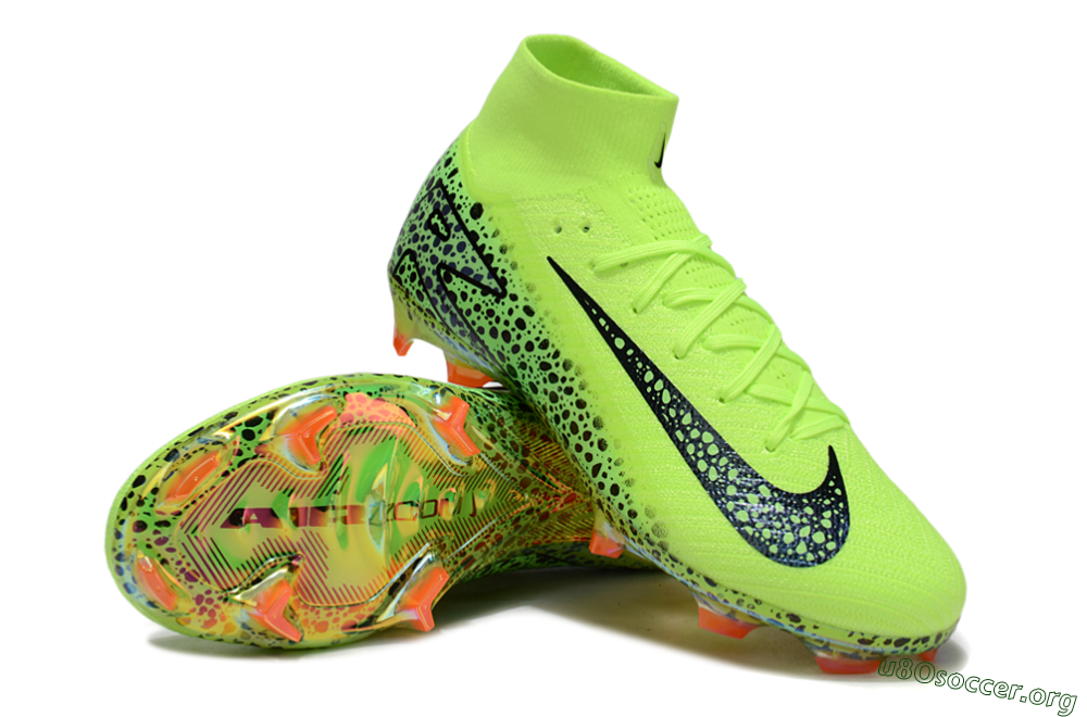 Nike Air Zoom Mercurial Superfly 10 Elite FG Football Boots - Yellow/Black/Leopard 0
