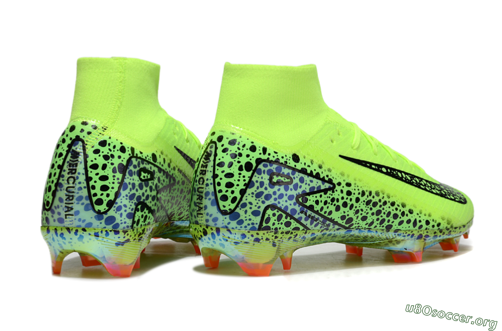 Nike Air Zoom Mercurial Superfly 10 Elite FG Football Boots - Yellow/Black/Leopard 6