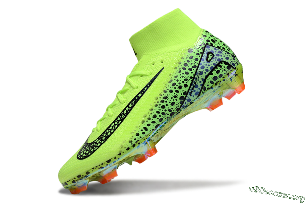 Nike Air Zoom Mercurial Superfly 10 Elite FG Football Boots - Yellow/Black/Leopard 4