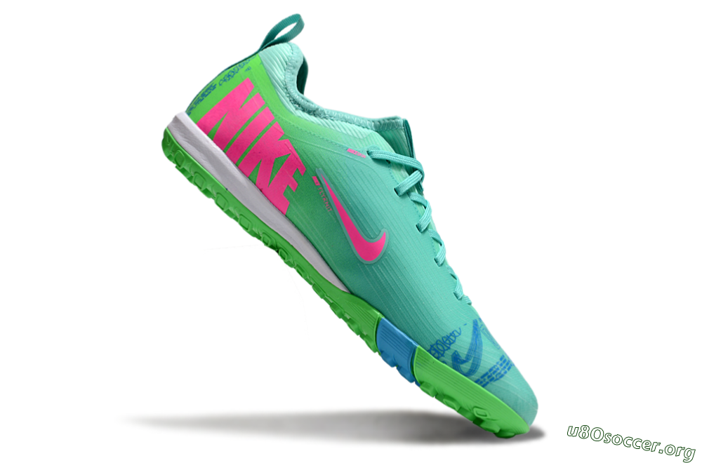 Nike Air Zoom Mercurial Vapor 16 Pro TF Football Shoes - Yellow/Pink/Blue 5