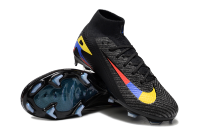 Nike Air Zoom Mercurial Superfly 10 Elite FG Football Boots - Black/Red/Blue/Yellow