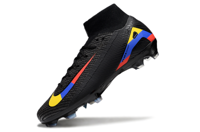 Nike Air Zoom Mercurial Superfly 10 Elite FG Football Boots - Black/Red/Blue/Yellow