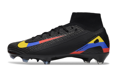 Nike Air Zoom Mercurial Superfly 10 Elite FG Football Boots - Black/Red/Blue/Yellow