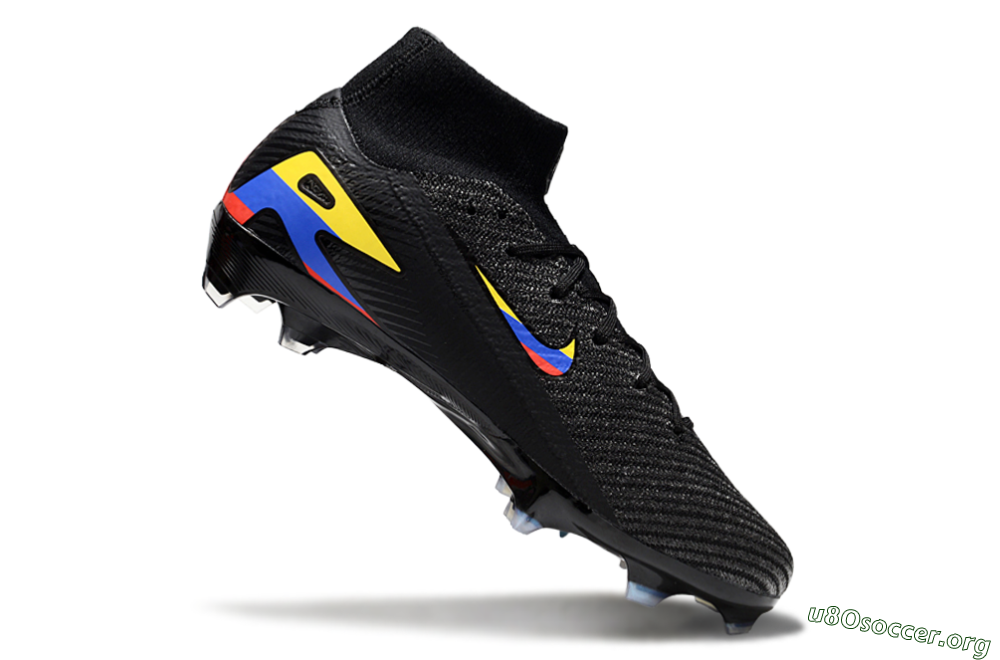 Nike Air Zoom Mercurial Superfly 10 Elite FG Football Boots - Black/Red/Blue/Yellow 5