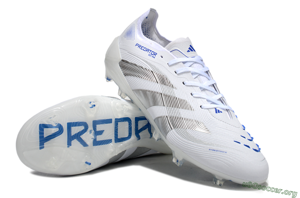 Adidas Predator Elite 25 FG Football Boots - White/Blue/Black 0