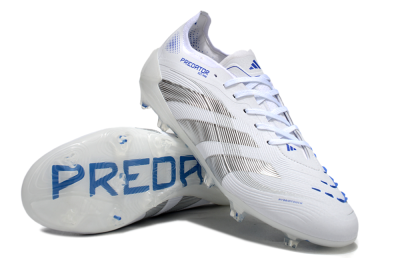 Adidas Predator Elite 25 FG Football Boots - White/Blue/Black