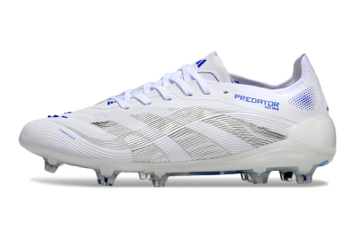 Adidas Predator Elite 25 FG Football Boots - White/Blue/Black