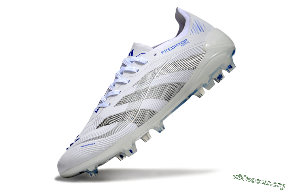 Adidas Predator Elite 25 FG Football Boots - White/Blue/Black 5