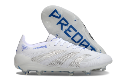 Adidas Predator Elite 25 FG Football Boots - White/Blue/Black