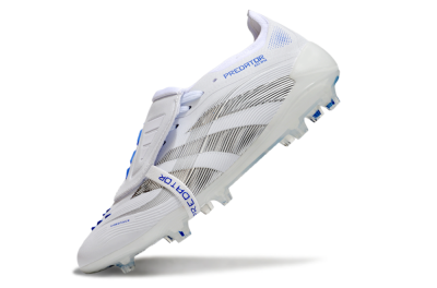 Adidas Predator Elite 25 Foldover Tongue FG Football Boots - White/Blue/Black