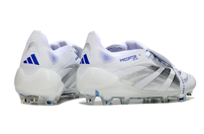 Adidas Predator Elite 25 Foldover Tongue FG Football Boots - White/Blue/Black