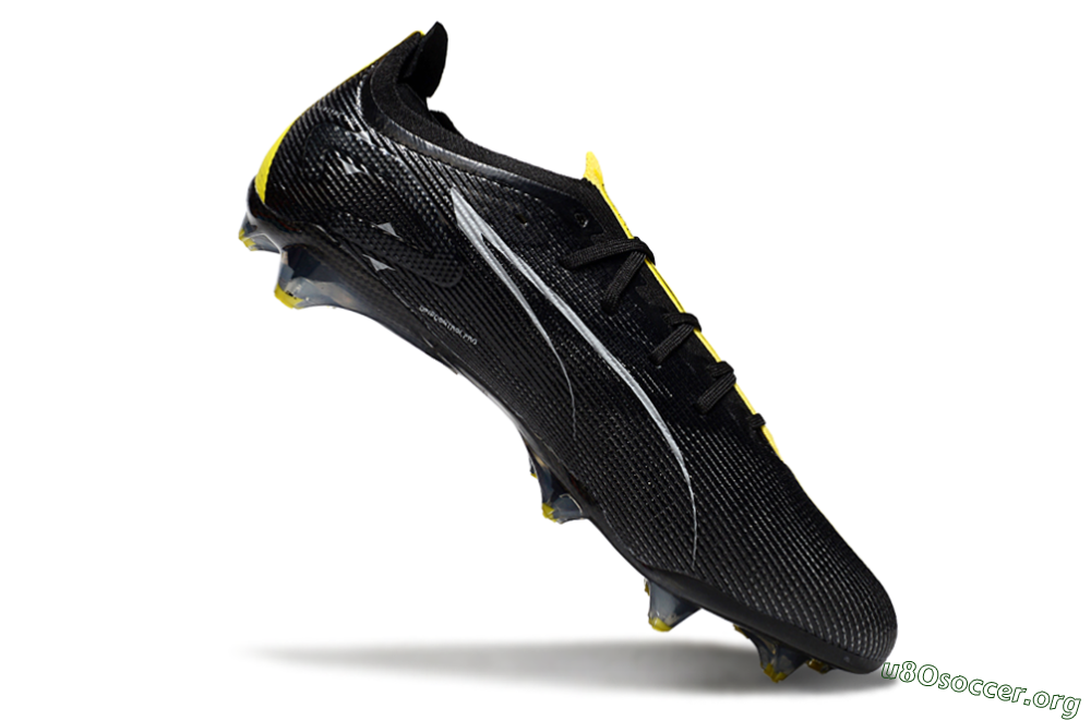 Puma Ultra Ultimate FG Football Boots - Black/Yellow 0